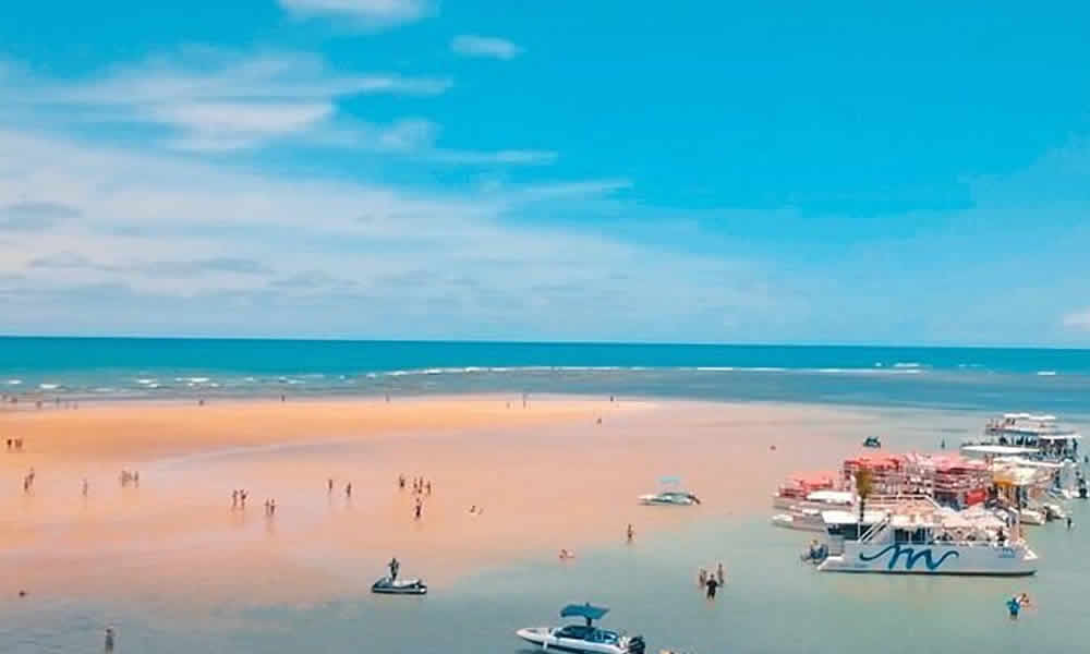 Ilha de Areia Vermelha um paraíso temporário no litoral da Paraíba