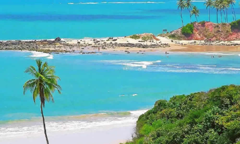 Piscinas naturais em Mataraca